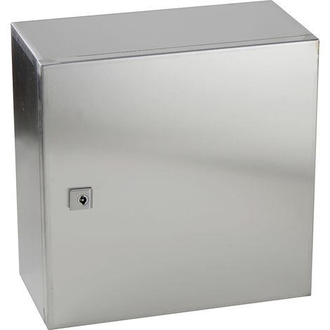 TRU COMPONENTS TC-SS404020 Schaltschrank 400 x 400 x 200 Edelstahl Lichtgrau 1 St.