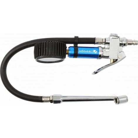 Soufflette à pneu avec manomètre Hogert HT4R758