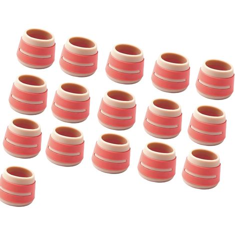 Lot de 16 embouts pieds chaise en silicone, résistants à l'usure (1/4)