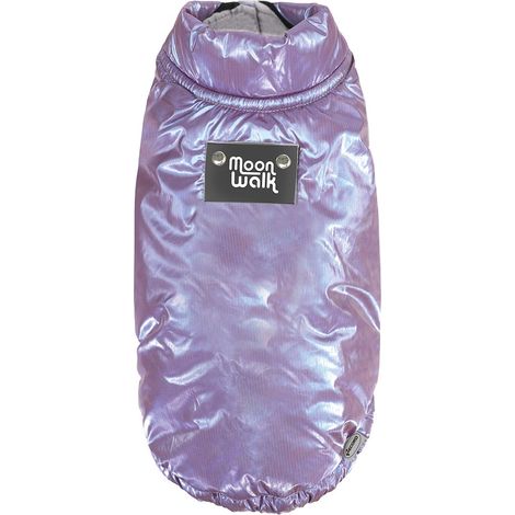 Cappottino impermeabile con imbottitura extra Moon Walk per cani: XXS lunghezza 25 cm - Cangiante viola/rosa