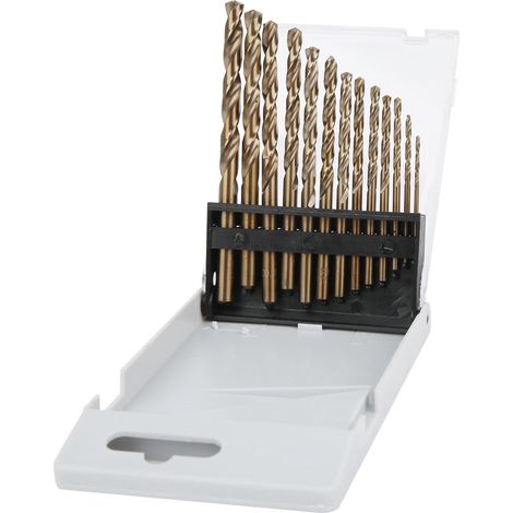 13 pièces forets hélicoïdaux au cobalt, outil de perçage multifonction pour bois, 1,5-6,5 mm (1/5)