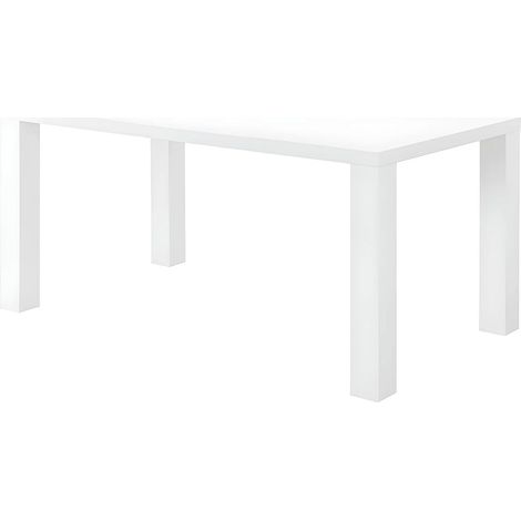 Tavolo da pranzo 6 coperti MDF laccato Bianco - MONICA (1/3)