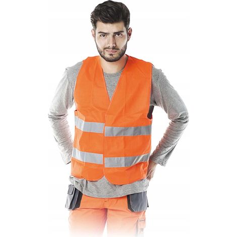 Gilet arancione riflettente XXL