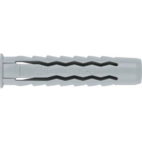 Cheville nylon - Fixpro - Quadruple expansion - Longueur 25 mm - Diamètre 5 mm - Vendu par 50