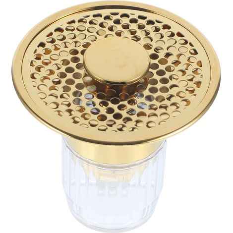 Bonde de lavabo, bouton-poussoir, pour vasque et salle d'eau (1/5)
