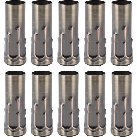 1 Tube de Support E14, Fer Galvanisé, 80x25 mm, Accessoire Lustre, DIY