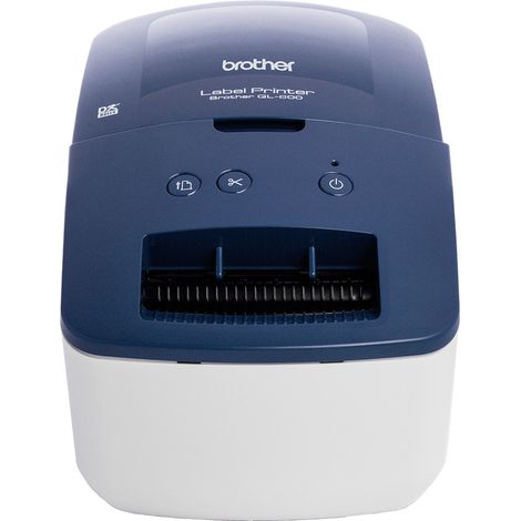 BROTHER QL-600 Imprimante detiquettes professionnelle bleue - Ideale petite entreprise et travail a domicile (1/5)
