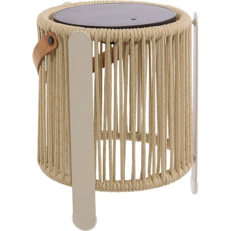 Liny lámpara de arcilla solar H22cm - Hespéride