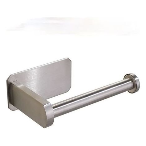 Porte Papier Toilette Auto-Adhesif. Acier Inoxydable Support De Papier. Porte Rouleau Papier WC Derouleur (1/4)