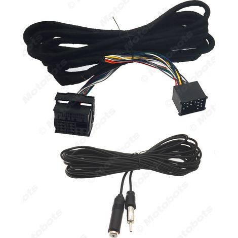 Compatible with BMW 3 Series E46/5 Series E39/X5 E53 large screen audio-visual navigation modification cable power cord extension cable (1/4)