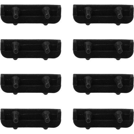 Lot de 16 butoirs en caoutchouc pour plateau de friteuse à air, pieds de rechange en silicone pour une meilleure durabilité (1/5)
