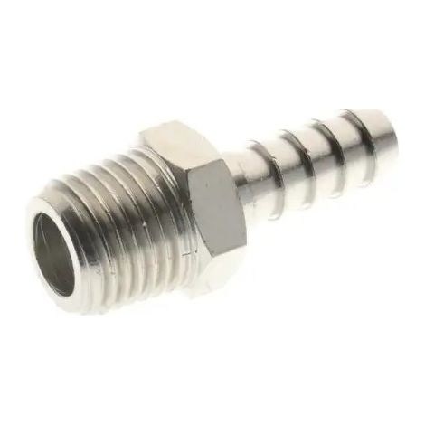 Króciec pneumatyczny gwint zewnętrzny 3/8" - "jodełka" 6mm