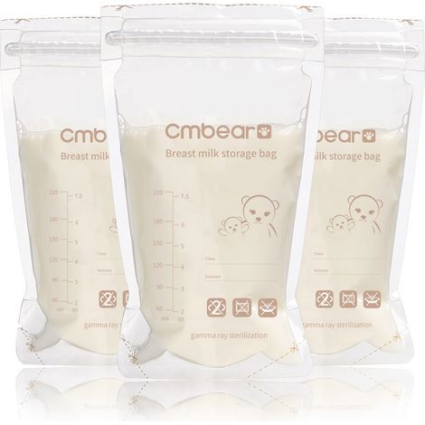 Sachets de conservation de lait maternel 30 pièces 220 ml, solides et étanches, poches prétraitées haute résistance sans fuite (1/5)
