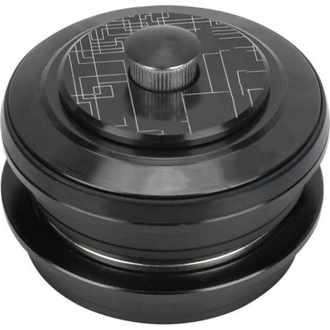 Jeu de direction de fourche avant sans filetage en alliage d'aluminium 44 mm pour VTT - Noir - Pièce de rechange améliorée (1/5)