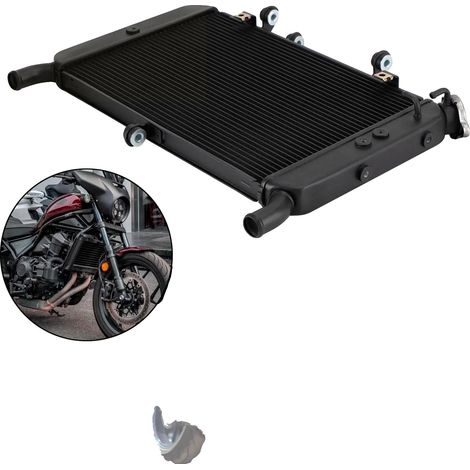 Radiatore di raffreddamento, in alluminio, lunghezza 51 cm, larghezza 36 cm, altezza 10 cm, peso 1,9 kg