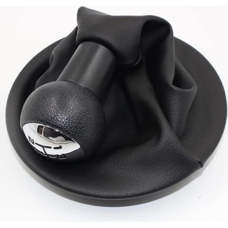Pommeau de Levier de Vitesse avec Soufflet Compatible pour Peugeot Partner 2008-2021 Citroen Berlingo III MK3 (1/5)