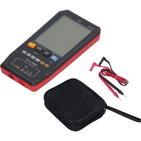 Multimètre intelligent NCV DC AC, mesure de tension, alarme sonore, Anti-brûlure, affichage numérique, condensateur, testeur de fréquence de Diode (1/5)