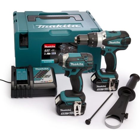 Combopack de 2 outils MAKITA DLX2145TJ (DHP458 - DTD152) - 18V LXT - 2x5,0 Ah -
