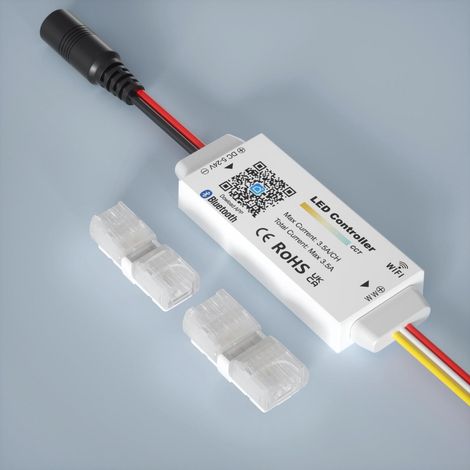 Contrôleur Variateur WiFi pour Ruban LED CCT 5/24V DC CCT