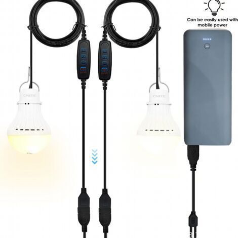 Lampe torche LED portable rechargeable, compacte et longue portée, pour une utilisation en extérieur (1/5)