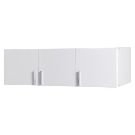Aufsatz für Drehtürenschrank aus der Kollektion FLEX, in glänzendem Weiß