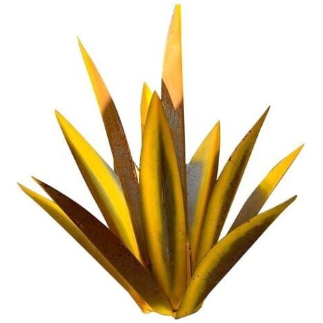 35 cm DIY-Gartenstatue aus Eisen, Tequila-Agave, Skulptur, Ornament für den Außenbereich, Garten, Haus, Terrasse, Hinterhof, Kunstdekoration (1/4)