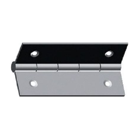 Charnière rectangulaire à nœud roulé en inox modèle 1001 dimension 60x35mm épaisseur 1mm MONIN – 422830 (1/2)
