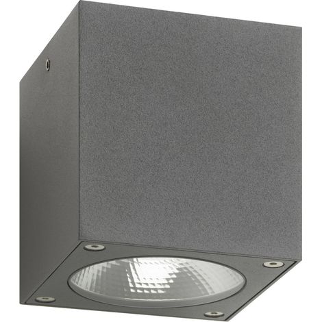 Luminaire extérieur LED LCD Graphit aluminium anthracite L 9 cm 7 W 3000 K IP54 770 lm réf. 5028 (1/5)