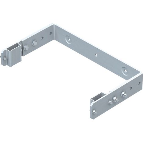 Zarges Wandhalter U-Bügelform verstellbar Stahl verzinkt 250-350mm Wandabstand (1/2)