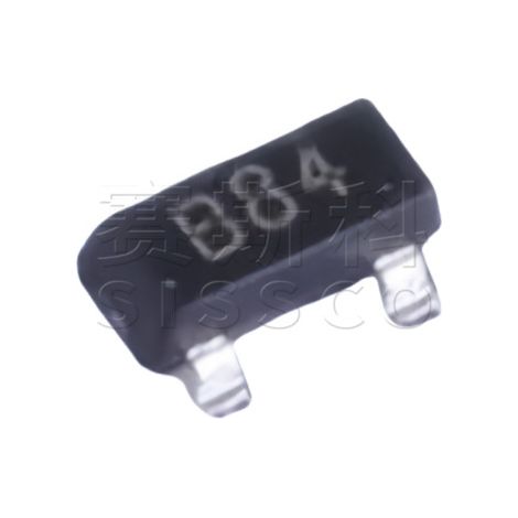 BSS84 SMD electronic component, P-channel, 50 V/130 mA, SOT-23 package, Changdian/Changjing. 5 pieces to assemble.
