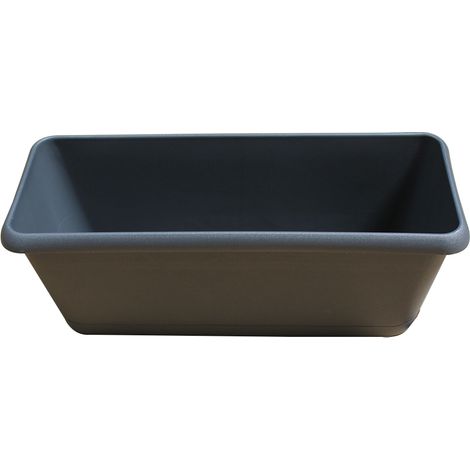 Jardinière CHORUS Gris anthracite, 30 x 12 x 11,4 cm, 2,6 L - EDA (1/3)