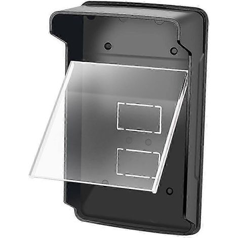 Housse extérieure étanche avec panneau transparent pour système de contrôle d'accès par reconnaissance faciale - Coque résistante à la pluie (1/5)