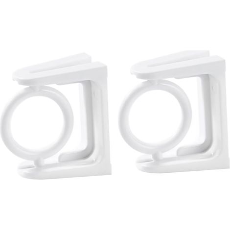 Lot de 2 crochets porte-serviettes rotatifs avec fixations (1/5)