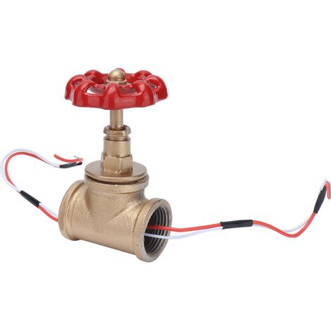 Interrupteur G3/4 Steampunk avec valve rouge, pour lampe de bureau de robot industriel, 12 V/120 V (1/5)
