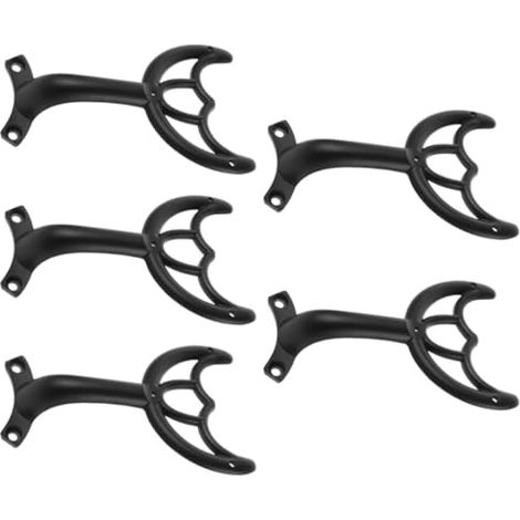Bras de remplacement de ventilateur, pièces de rechange pour ventilateur de plafond, support de ventilateur de plafond, lot de 5, alliage de zinc, noir, pour remplacement de bras (1/5)