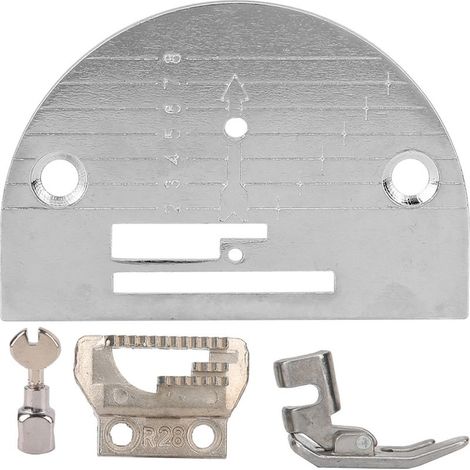 Metallnadelplatte, Klemme, Sägezahnfuß, Stoffnähset für Haushaltsnähmaschine (1/5)