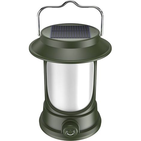 Lampe de camping rechargeable USB, lampe de camping LED - lampe de camping portable, étanche et rechargeable Lampe de tente suspendue à intensité variable, lampe torche (1/5)