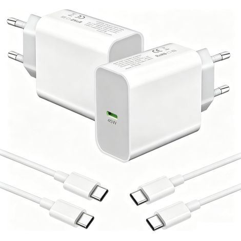45W Chargeur Samsung Charge Rapide pour Galaxy S26 Ultra S25 A57 5G A56 S24 (1/5)