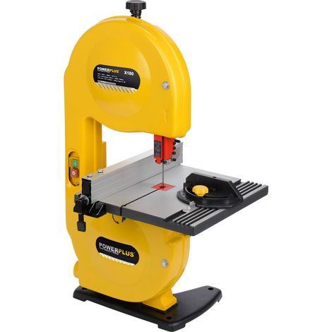Powerplus Bandsäge Säge 350 Watt - Schneidtisch 30x30cm + Sägeblatt Varo (1/5)