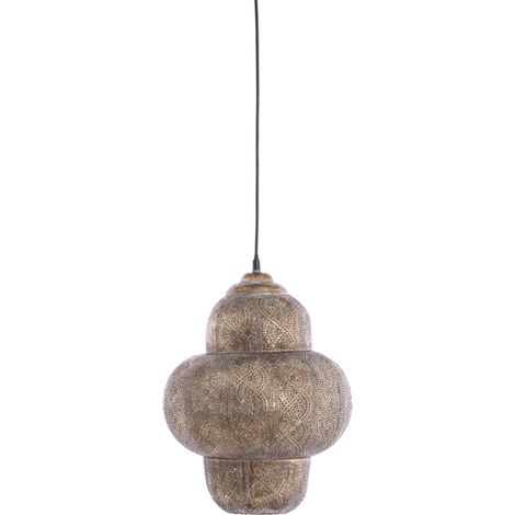 Light & Living - suspension - Ryota - marron - métal - Ø 31cm - (1/3)
