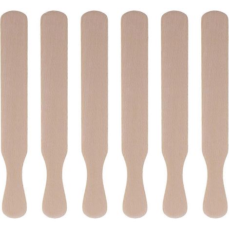 spatules en bois pour crêpes et omelettes-29.5X4X0.5cm