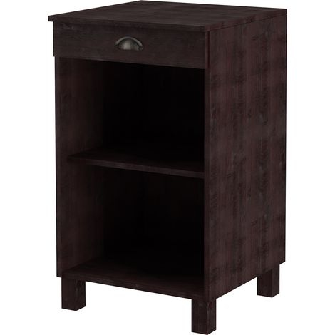 Toscana-Armoire avec 1 tiroir en pin brun
