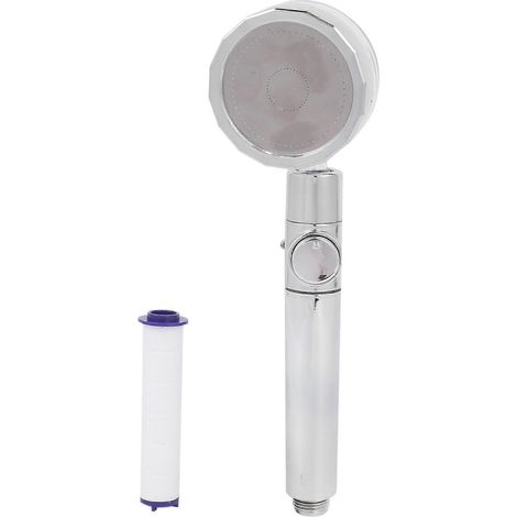 Abnehmbarer Handbrausekopf, wassersparend, rotierender Durchfluss, mit Ventilator, Wasserfall, Hochdruckspray, nicht (1/5)