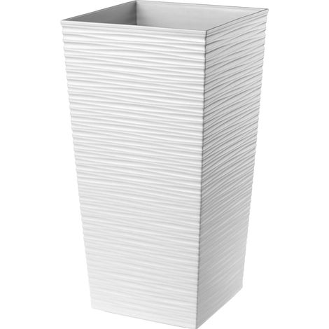 Pot de fleurs, hauteur 37 cm, propriétés résistantes au gel, adapté pour un usage intérieur et extérieur, structure stable, entretien facile (1/5)