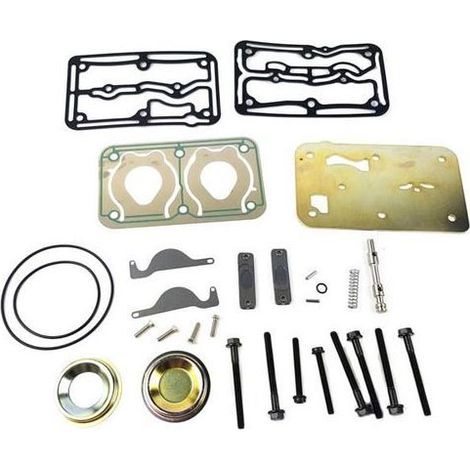 Kit de reparación compresor, culata + juntas + válvulas + aletas + tornillos Volvo FH FM NH 12 85mm, 704cc