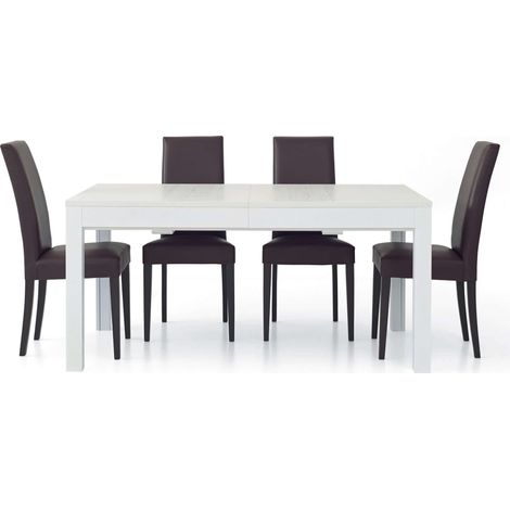 HANK - tavolo da pranzo moderno allungabile frassinato (1/2)