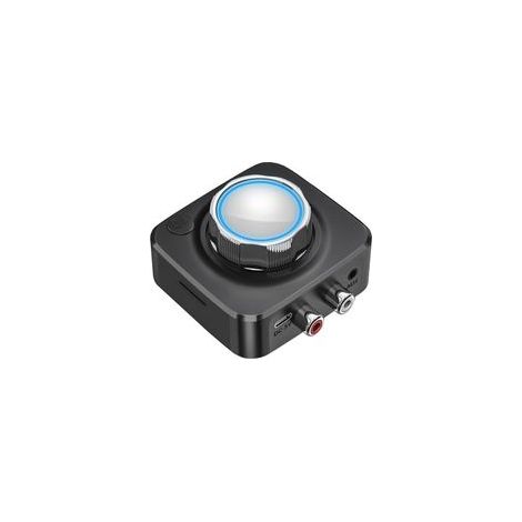 Adaptateur Bluetooth sans fil pour système audio – Récepteur de streaming musical avec sortie RCA et mini-jack 3,5 mm, compatible smartphone, PC, voiture et enceintes, carte TF incluse