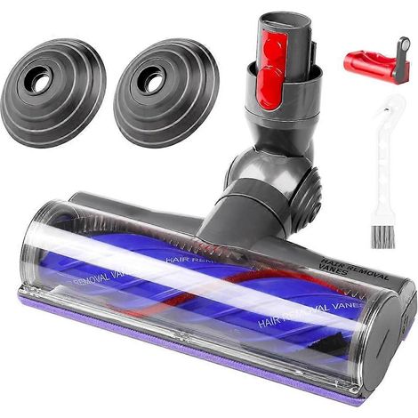 Tête de moteur à dégagement rapide avec roue à billes de rechange pour aspirateur V7 V8 V10 V11 V15, brosse anti-enchevêtrement pour sols (1/5)