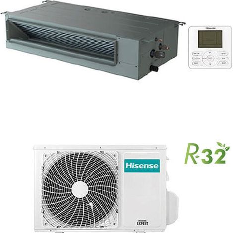 Climatizzatore Condizionatore Hisense Canalizzabile R32 12000 BTU ADT35UX4RBL8 INVERTER Classe A++/A+ (1/4)