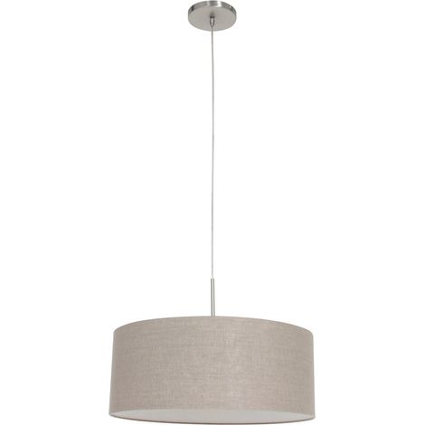 Steinhauer - lámpara colgante - Sparkled Light - gris - lino (1/3)